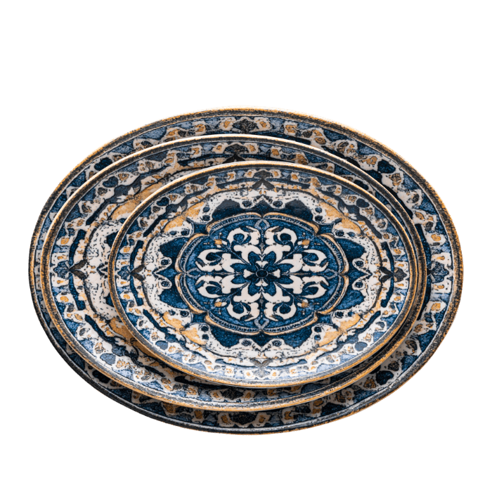Arabesque Digital - Oval Plate 25cm - Image 2