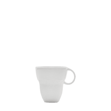 Duetto White - Tea Breakfast Cup
