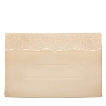 Duetto Beige – Rectangular Plate