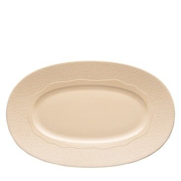 Duetto Beige – Oval Platter 41cm