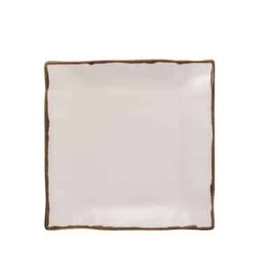 Brown Line - Square Plate