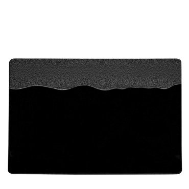 Duetto Black – Rectangular Plate