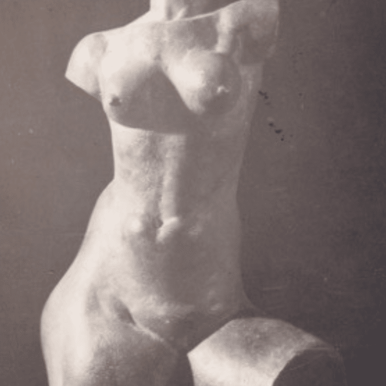 Brass of peasant woman